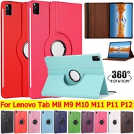 360° Rotate Stand Case For Lenovo Tab M8 M9 M10 M11 2nd 3rd Gen FHD Plus P11 P12 12.7" TB-8505F X605