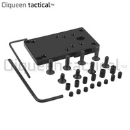 Oiqueen Tactical Red Dot Sight Sco-pe Base Stainless Steel Mounting Plate Base for Taurus PT111 Mill