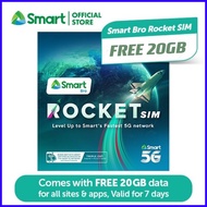 HOME WIFI Unli Data 7 Days Free 20GB Smart Bro Rocket 5G Sim