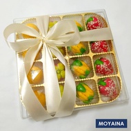 MOYAINA Tart Nenas Bentuk Buah Hantaran Wedding Engagement Tunang Kahwin Ramadan Hari Raya Birthday 