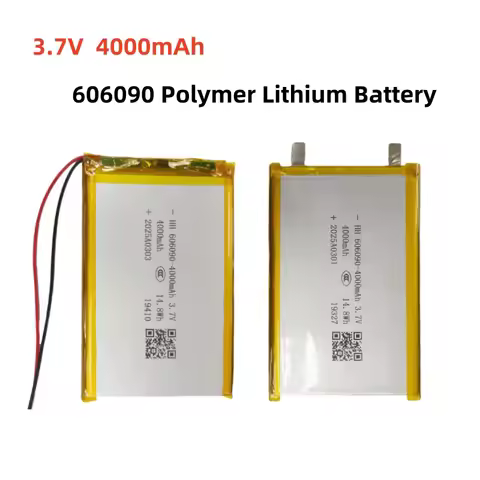 606090 Li-Polymer 3.7V 4000mAh 14.8Wh Li LiPo Battery JST-PH 2.0mm 2Pin Connector for GPS Bluetooth