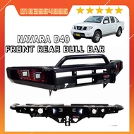 HEAVY DUTY 4x4 NAVARA D40 FRONT BULL BAR REAR BULL BAR DEPAN BUMPER BESI BELAKANG BUMPER BESI