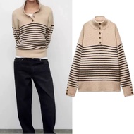 2025 Striped Sweater Pullover Sweater Top 1509107