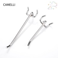 CAMELLI 10pcs Pegboard Hooks Perforated Goods Shelf Hang Fits Panel Retail Shop Peg