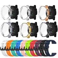 For Garmin Forerunner 945 935 silicone strap sports wristband TPU screen protector frame