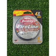 BERKLEY FIRELINE ULTRA 8 CARRIER 125YD FISHING LINE (CRYSTAL /SMOKE)