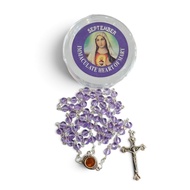 Rosary Birthstone September Immaculate Heart Of Mary Sapphire Terra Jerusalem