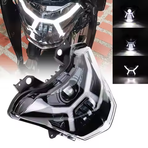 for Kawasaki Z650 Versys-X300 KLE300 2017-2021 LED Projector Headlight High/Low Beam DRL Front Light