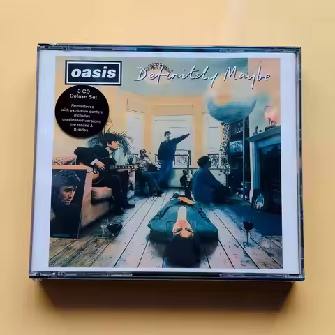 Oasis "Definitely Maybe" Deluxe 3CD Remastered Britpop Classics Live Tracks & Rare Recordings 90s Ro