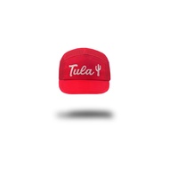 TULA 5 panel cap color RED