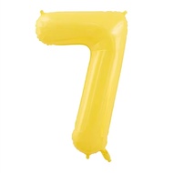 40inch Yellow Number Theme Balloon 1 2 3 4 5 6 7 8 9 0 Baby Happy Birthday Party Balloons Duck Yello