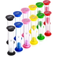 Dsmile Sand Timer,Plastic Hourglass Timer,Colorful Sandglass Hourglass Sand Clock Timer 30sec / 1min