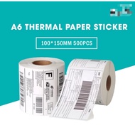 A6 Thermal Waybill Shipping Label 100×150mm 500pcs