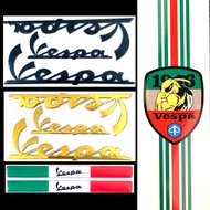 3D Motorcycle Sticker Italy Decal Piaggio Vespa LXV GTS 150 250 300 Super Sport Decal