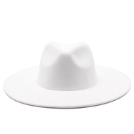 New Wide Brim Large Felt Hat Women Fedora Hat Fall Winter Fashionable