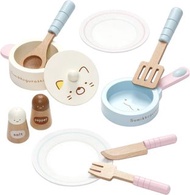 〖 Pre-order 預購 〗日本Kawada角落生物木製兒童廚房pretend play玩具（貓咪＋恐龍蜥蜴）