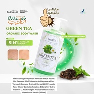 Whaitening Body Wash Organic Pemutih Wajah 450ml Bin Dawoud 5 in1 Sabun Arab Green Tea Plus Turmeric