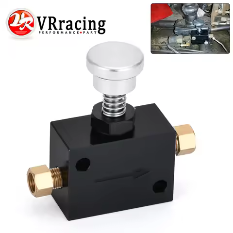 VR - Hydraulic Brake Park Lock 1/8NPT Manual Brake Line Lock Pressure Hold For Disc Drum VR3317BK