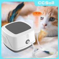 CCSoil เครื่องพ่นละอองแบบตาข่ายแบบพกพาสำหรับสุนัขที่มีหน้ากาก2แบบที่เป็นมิตรพร้อมหน้ากากพ่นยาชุดท่อส