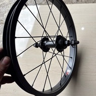Wheelset wide alloy rims REAR only children's bicycle tires 16 x 2.125 to jumbo tires 16 x 3.0
