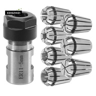 7Pcs ER11 1-7mm Spring Collets with ER11A 5mm Motor Shaft Holder Extension Rod