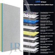 Bio sponge foam cotton filter Media 15D honeycomb update 8D