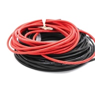 Silicon wire 4 AWG 8 AWG 10 AWG 12 AWG 13 AWG 14 AWG 18 AWG GAUGE Flexible Wire RED BLACK