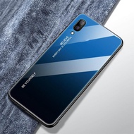 ส่งจากไทย Fashion Case Huawei Y7Pro 2019 เคสหัวเว่ย สำหรับ Huawei Y7Pro (2019) เคสกระจกสองสี เคสเงาไล่สี ขอบนิ่ม TPU CASE