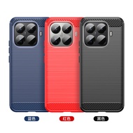 Soft TPU Funda For Xiaomi 15T Pro Case Silicone Carbon Fiber Back Cover For Xiaomi 15T 14T 13T 12T P