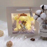 [Gift Headquarters]| Pudding Dog Doll Sanrio Gift Bag Puding Plush Charm Plushie Stuffed Toy