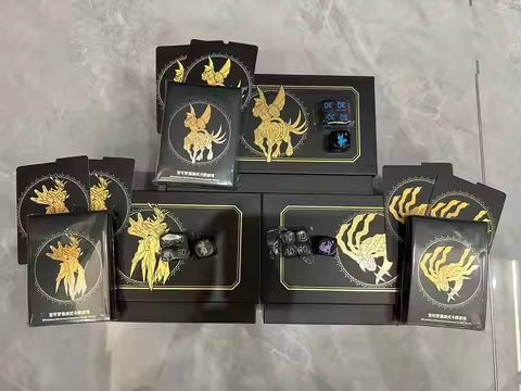 64PCS Genuine Pokemon Card Sleeves Brilliance Energy Pokémon Palkia Dialga Giratina Figures PTCG Tra