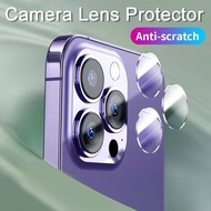 กระจกเทมเปอร์นิ่มสำหรับ iPhone 14 Plus 13 12 11 Pro Max ป้องกันเลนส์กล้องถ่ายรูป