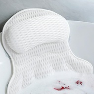 Bath Pillow Luxury Bathtub Pillow - Bath Pillows for Tub Neck and Back Support, Ergonomic Tub Pillow