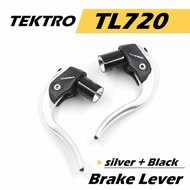 Tektro TL720 Aero TT Triathlon Bar End brake lever, Silver black brake lever fixie bullhorn