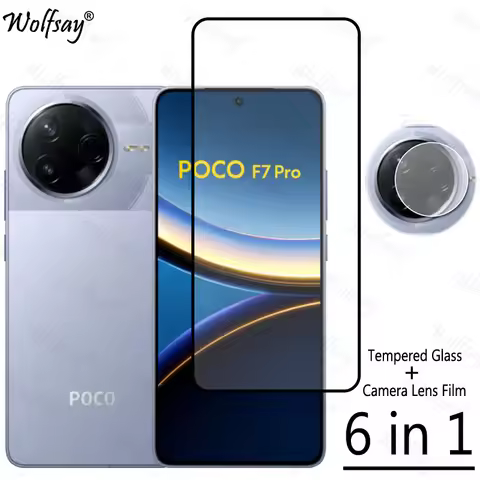 Full Cover Tempered Glass For Xiaomi Poco F7 Pro Screen Protector For Poco F7 Pro F7 Ultra Camera Gl