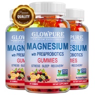 Magnesium Glycinate Gummy for Relaxation Sleep, Heart, Bone, Muscle, Nervous System Memory Health