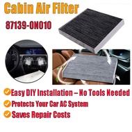 Toyota AC Cabin Air Filter 87139-0N010 Charcoal Type Fits Corolla Camry Highlander