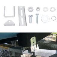 usihere Jiawu Boat Trailer Bunk Brackets  4 Sets 8in Heavy Duty Galvanized Swivel Top Bracket Kit fo