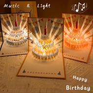 3D Music Light Birthday Card Birthday Gift Happy Birthday Music Birthday Card