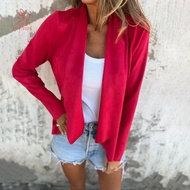 fulaide- Women Long-sleeve Coat Pants Coat for Women Women’s Faux Suede Open Front Jacket Long Sleev