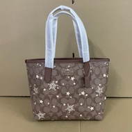 100% Authentic Brand Size: 23*20*6cm CN183 CN733 CN682 CN681 City Tote with Print Women Shopping Sho