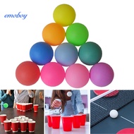 EMOBOY 50Pcs Colored Ping Pong Balls Frosted Surface Elastic Impact Resistant Round Table Tennis Balls Training Tool
