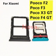 For Xiaomi Poco F2 F3 F4 GT X3 GT SIM Card Tray Mobile Phone Part