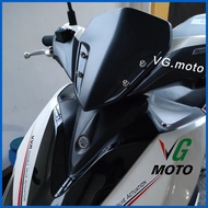 ━ ◡ ✧ Yamaha Aerox Windshield Visor for AEROX 155 /VISOR NVX 155 Carbon fiber / Clear / Smoke/Black