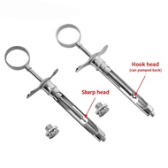 1pcs Dental Stainless Steel Syringe Anesthesia Aspirating Syringe Dentist Injector Tool Dentistry Su