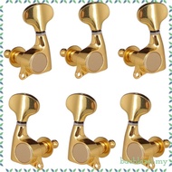 [BaoblazecbMY] 3R3L Golden Tuning Peg Tuner For Steel String Electric Acoustic Folk Guitar Golden 3R