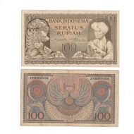 TERMURAH Uang kuno Indonesia 100 Rupiah 1952 Seri Kebudayaan