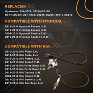 Oxygen O2 Sensor Upstream Downstream 2Pcs Compatible with Hyundai Tucson Sonata Santa Fe KIA Forte O
