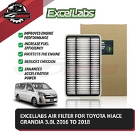 Excellabs Air Filter for Toyota HiAce Grandia 3.0L 2016 to 2018 (17801-30060)
