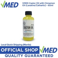 VMED Castor Oil with Cinnamon Oil 60ml Laxative Cathartic